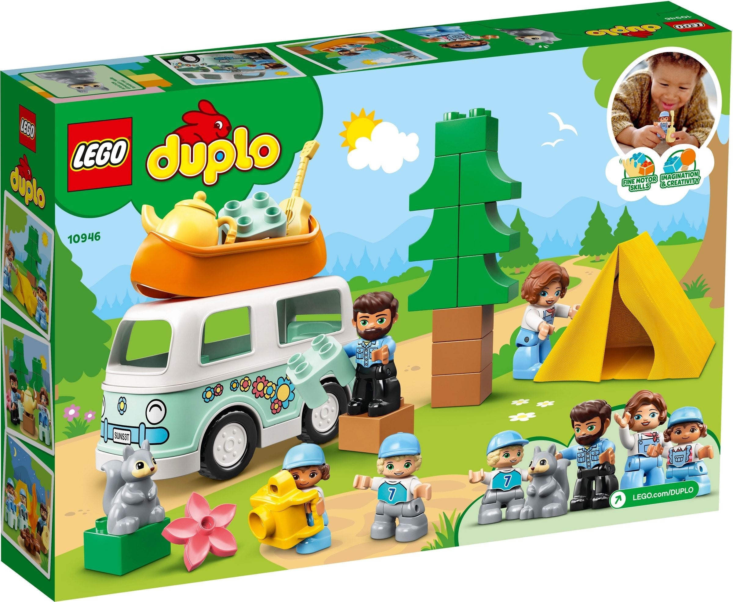 LEGO DUPLO Familienabenteuer mit Campingbus 10946