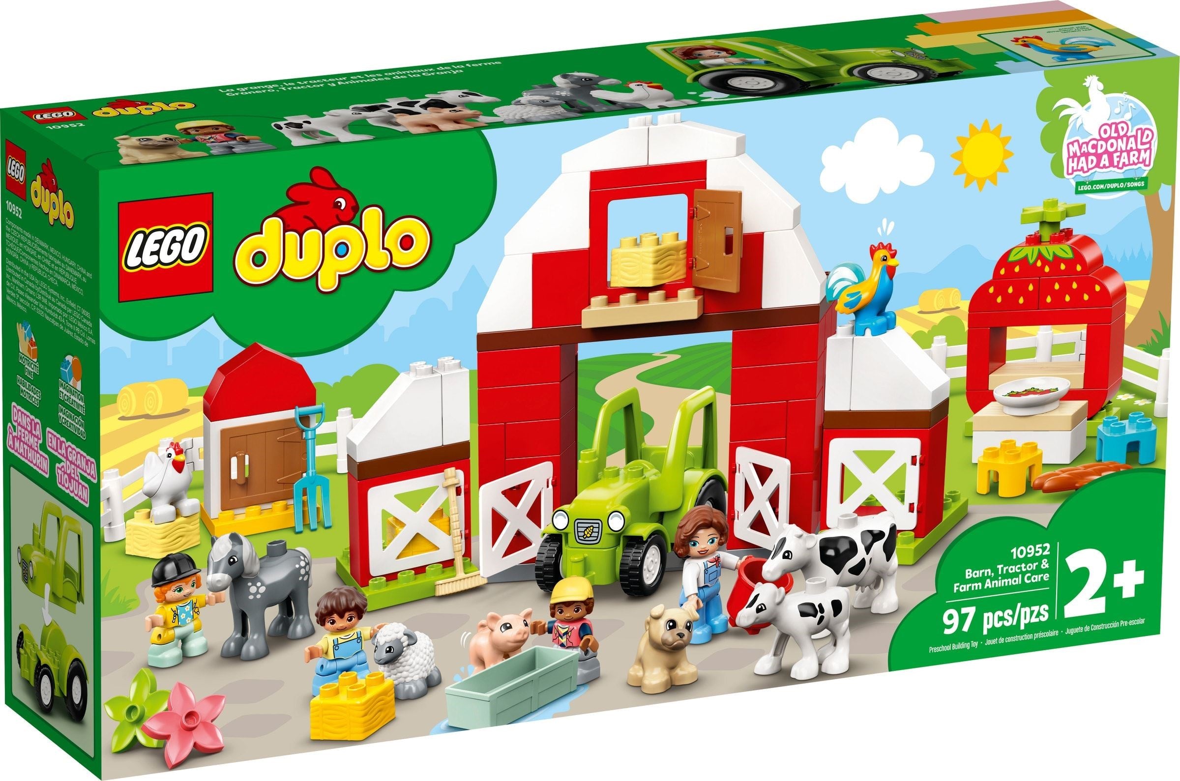 LEGO DUPLO Scheune Traktor und Tierpflege 10952