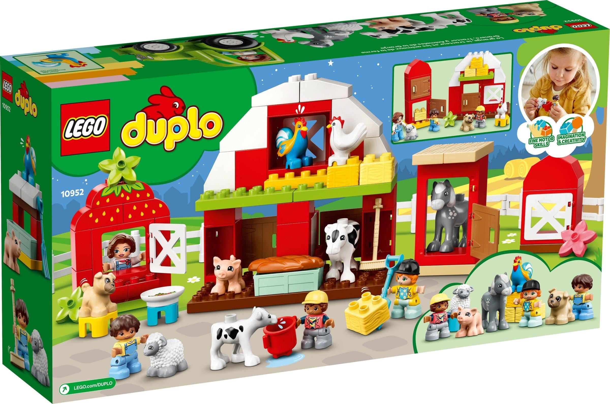 LEGO DUPLO Scheune Traktor und Tierpflege 10952