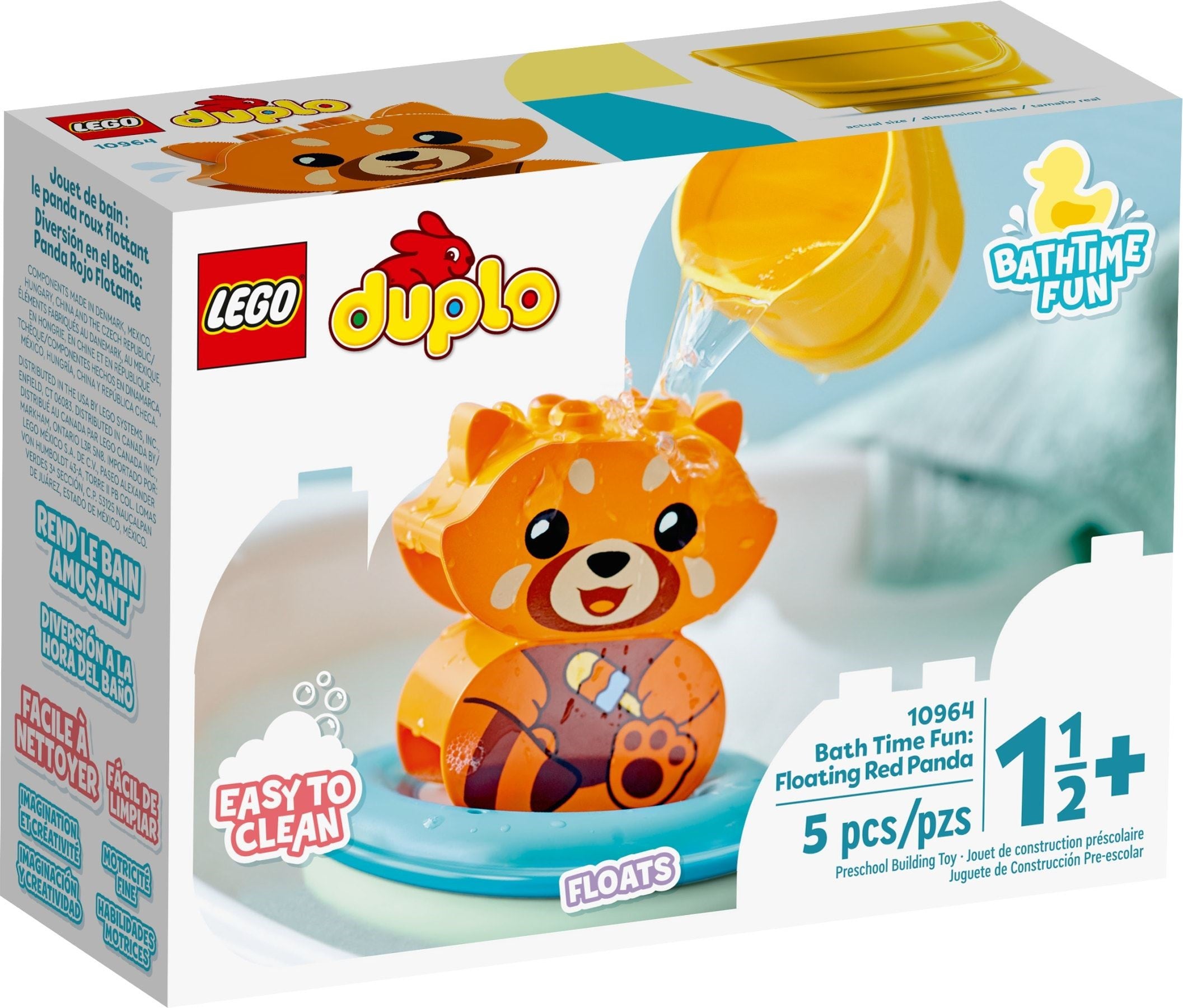 LEGO DUPLO Badewannenspass: Schwimmender Panda 10964