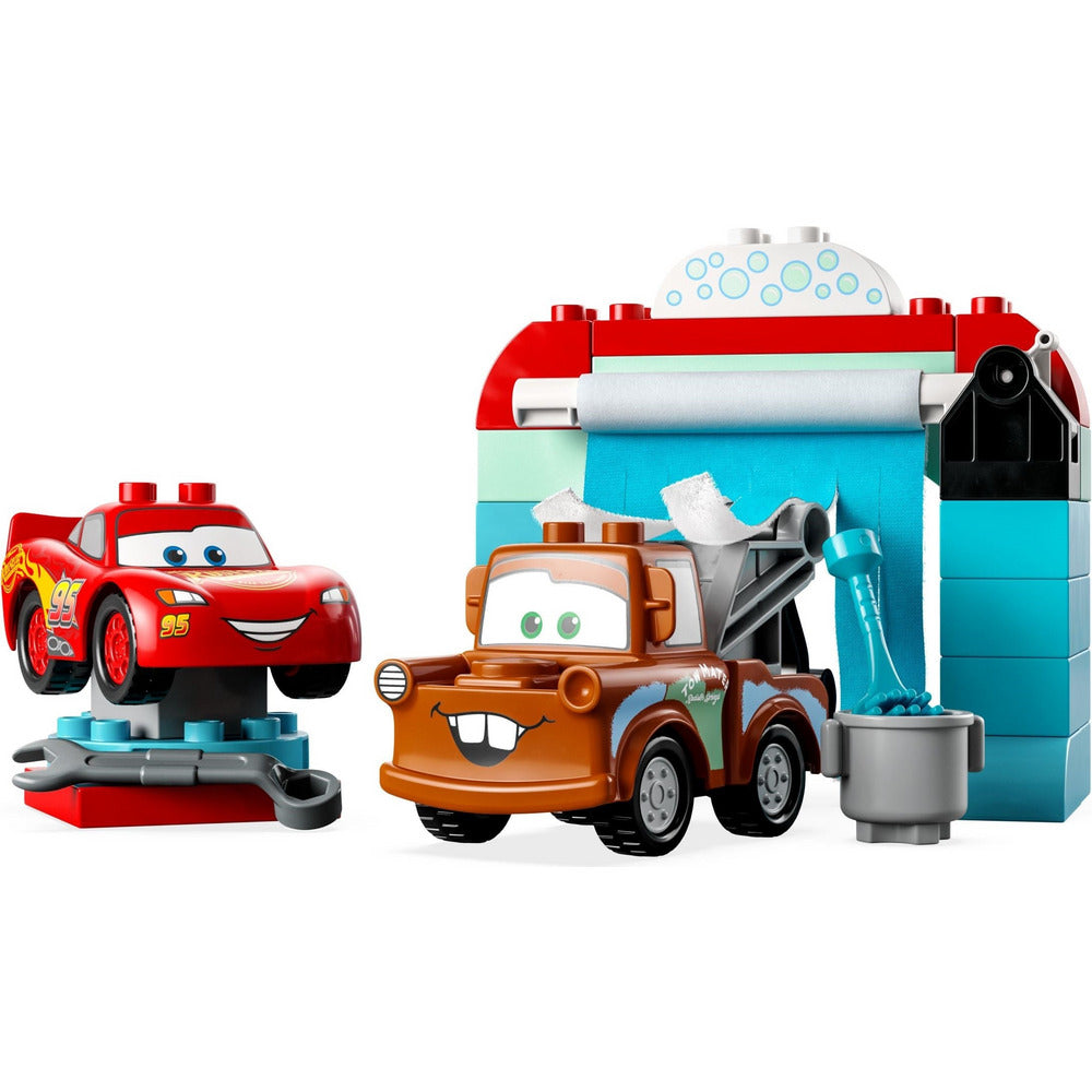 LEGO Duplo Lightning McQueen und Mater in der Waschanlage 10996