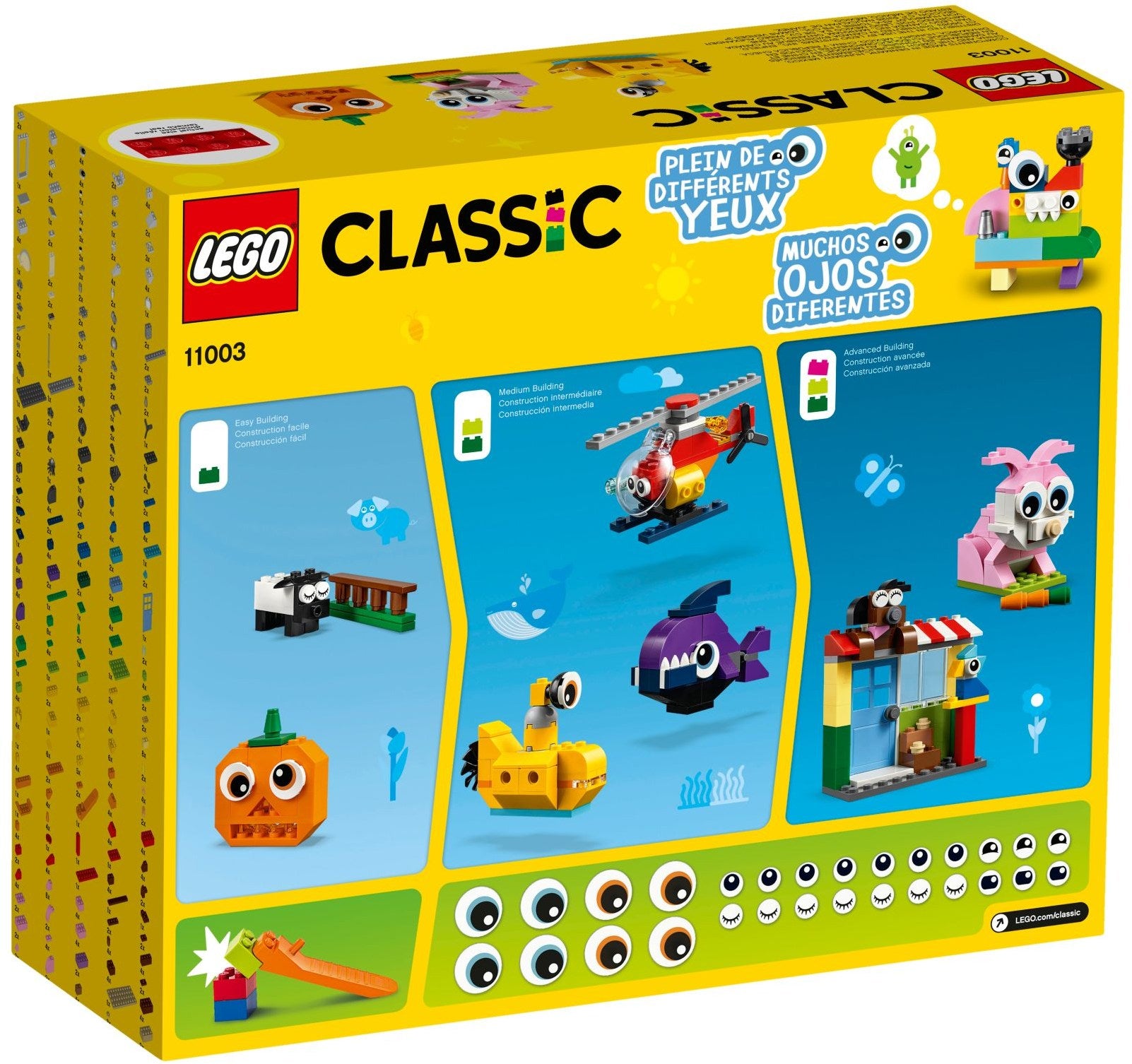 LEGO Classic LEGO Building Blocks Personnages amusants 11003