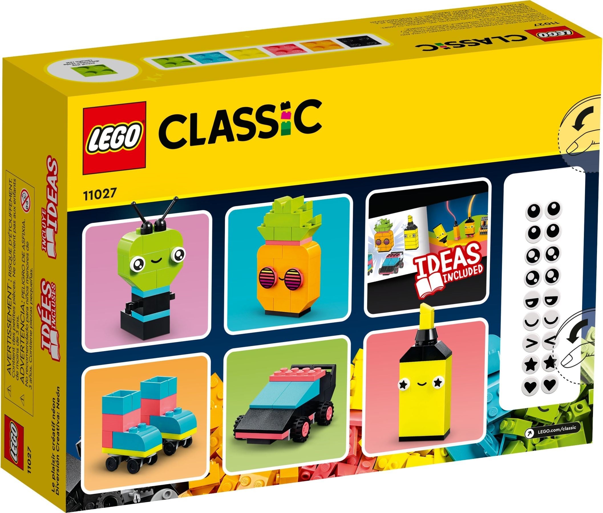 LEGO Classic Neon Kreativ-Bauset 11027