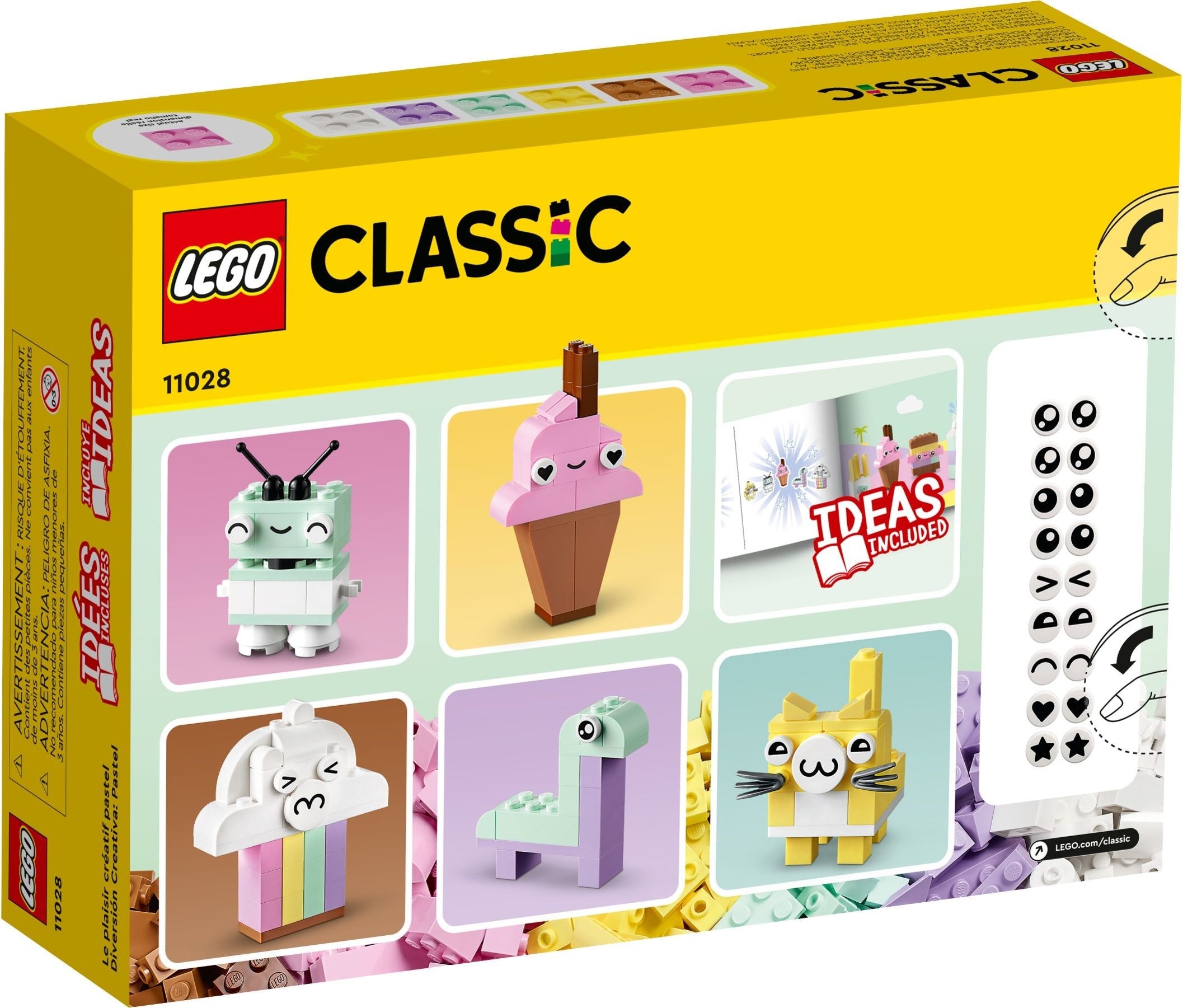 LEGO Classic Pastell Kreativ-Bauset 11028
