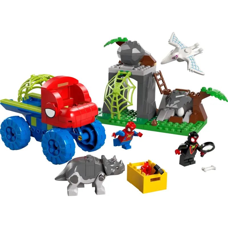 LEGO Spidey Spideys Team auf Rettungsmission im Dino-Truck 11199