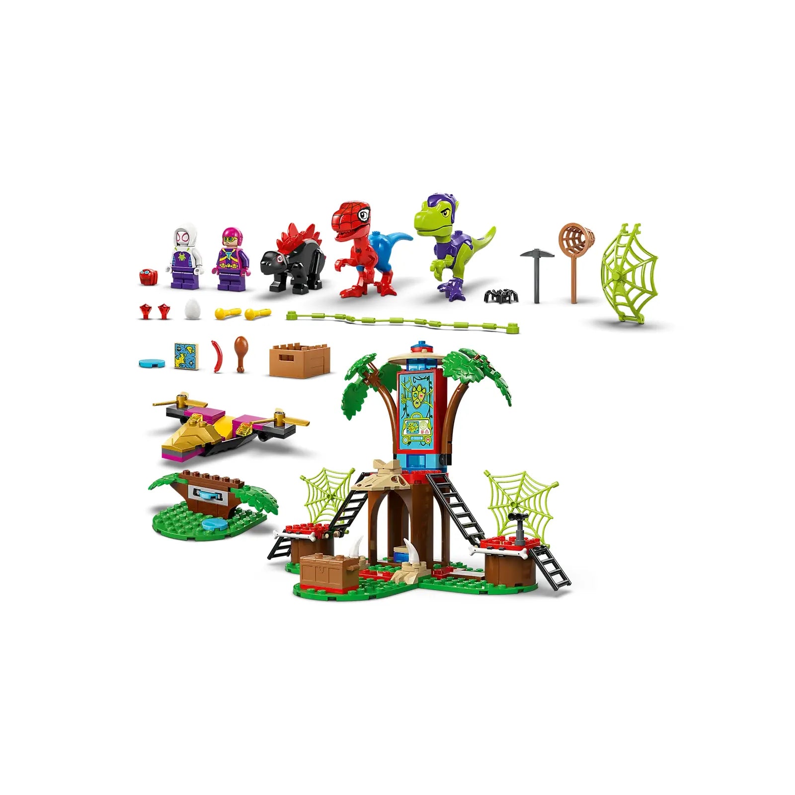LEGO Spidey Showdown am Baumhaus: Spidey-Rex vs. Gobby-Raptor 11200
