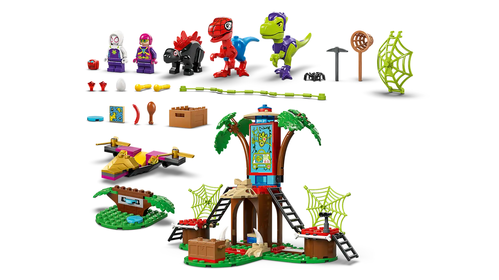 LEGO Spidey Showdown am Baumhaus: Spidey-Rex vs. Gobby-Raptor 11200