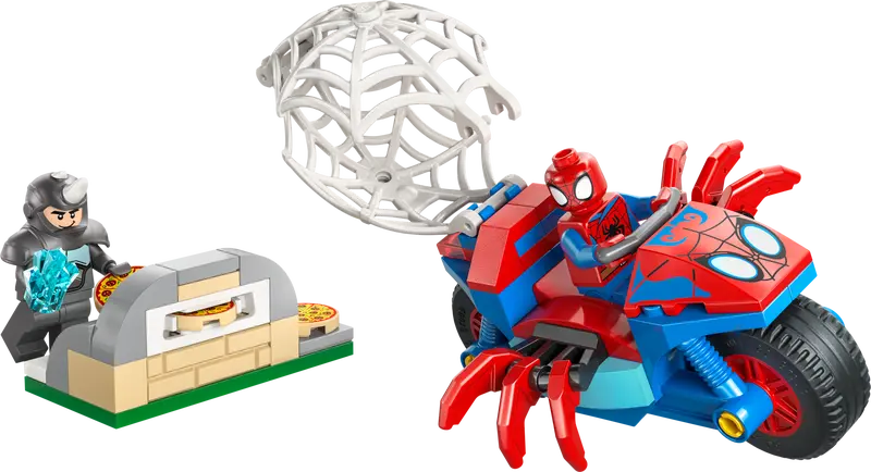 LEGO Marvel Spidey auf Motorrad vs. Rhino 11206