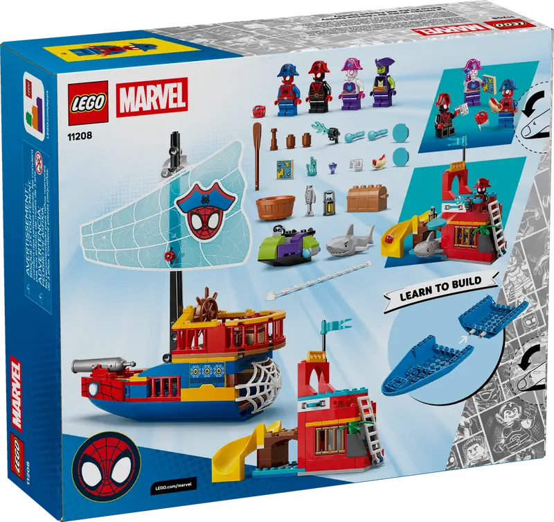 LEGO Marvel Piratenschiff von Spideys Team 11208