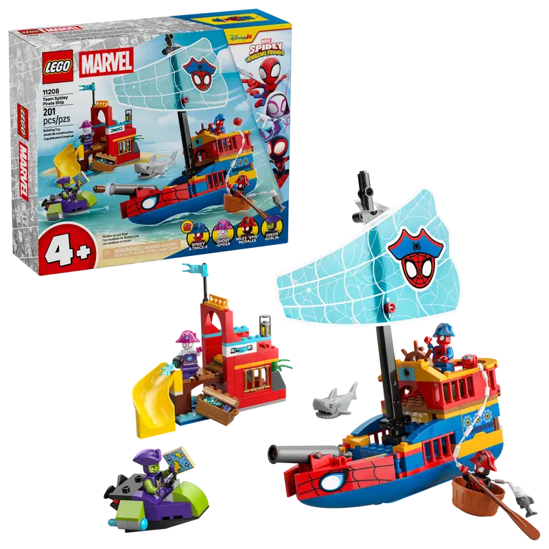 LEGO Marvel Piratenschiff von Spideys Team 11208