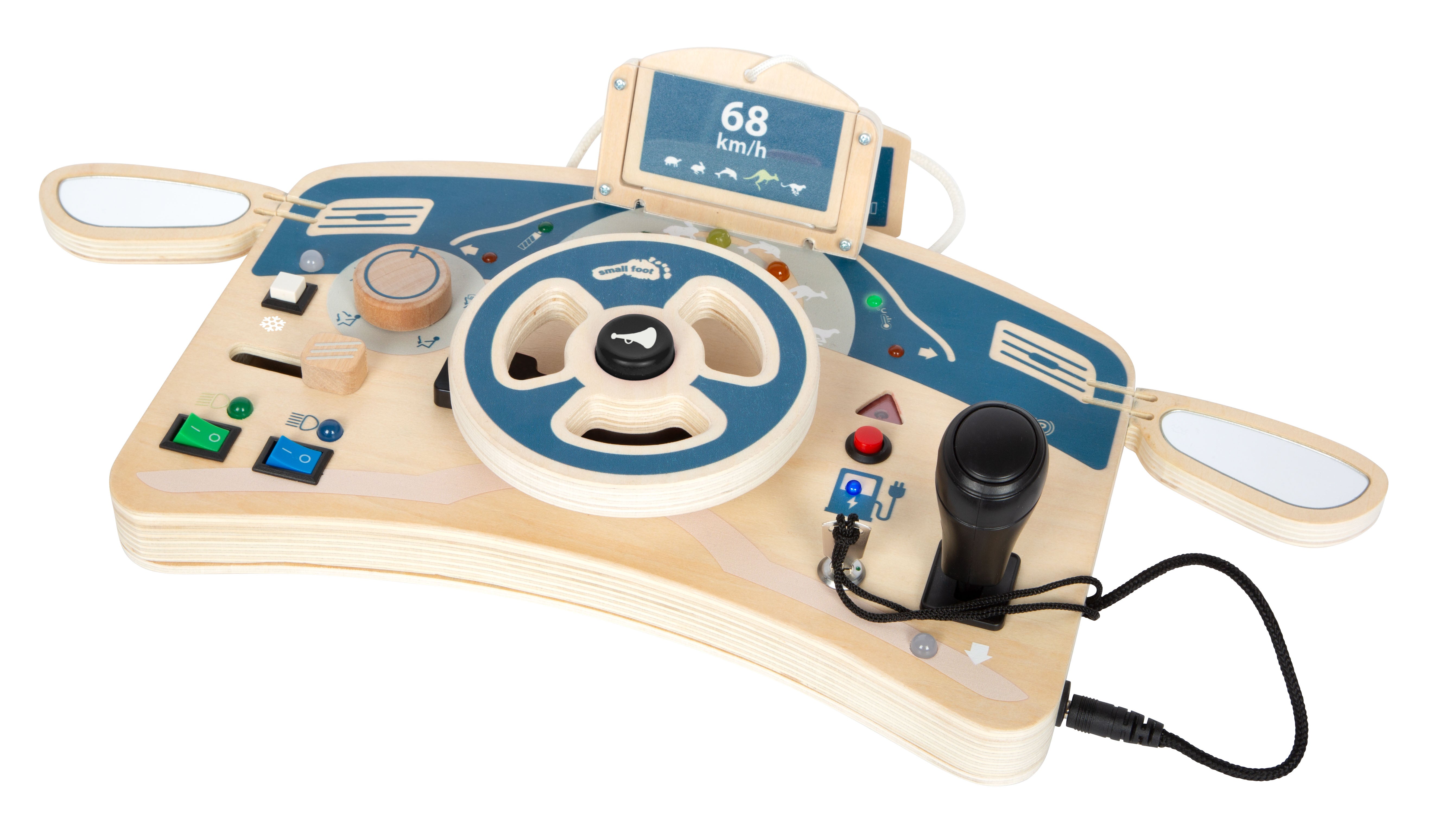 small foot Elektronisches Autocockpit LED Licht und Sound