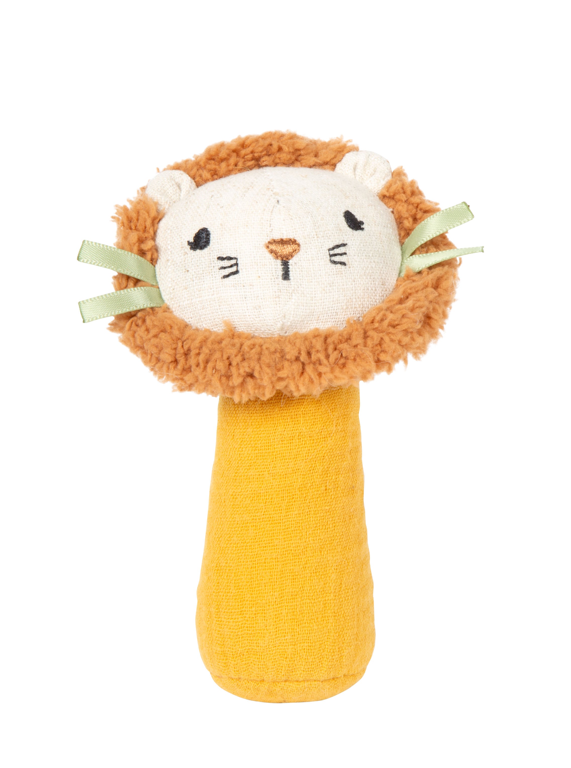 small foot Babyspielzeug kleine Rassel & Stoffgreifling „Little Lion“