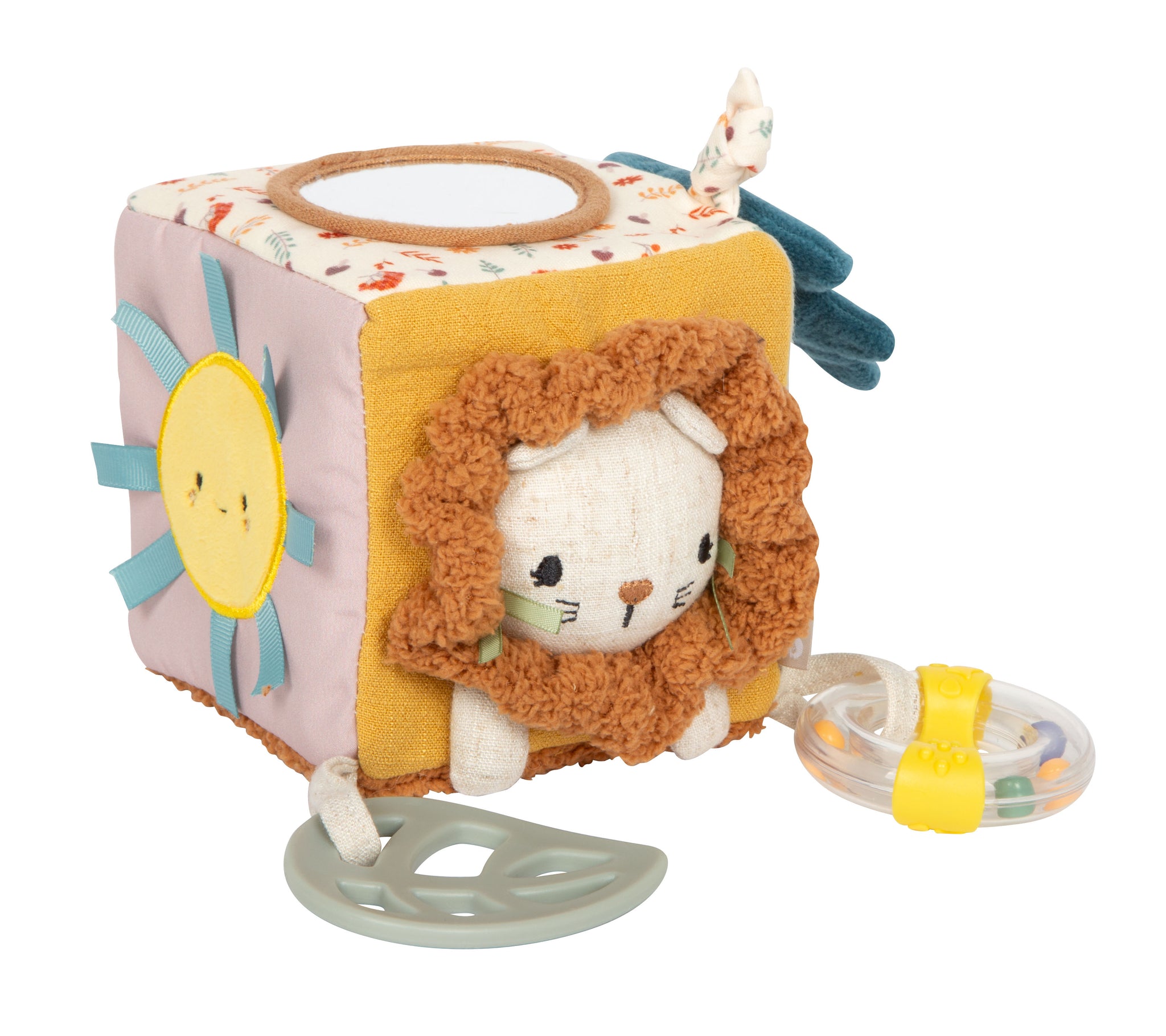 small foot Babyspielzeug Spielwürfel aus Stoff „Little Lion“