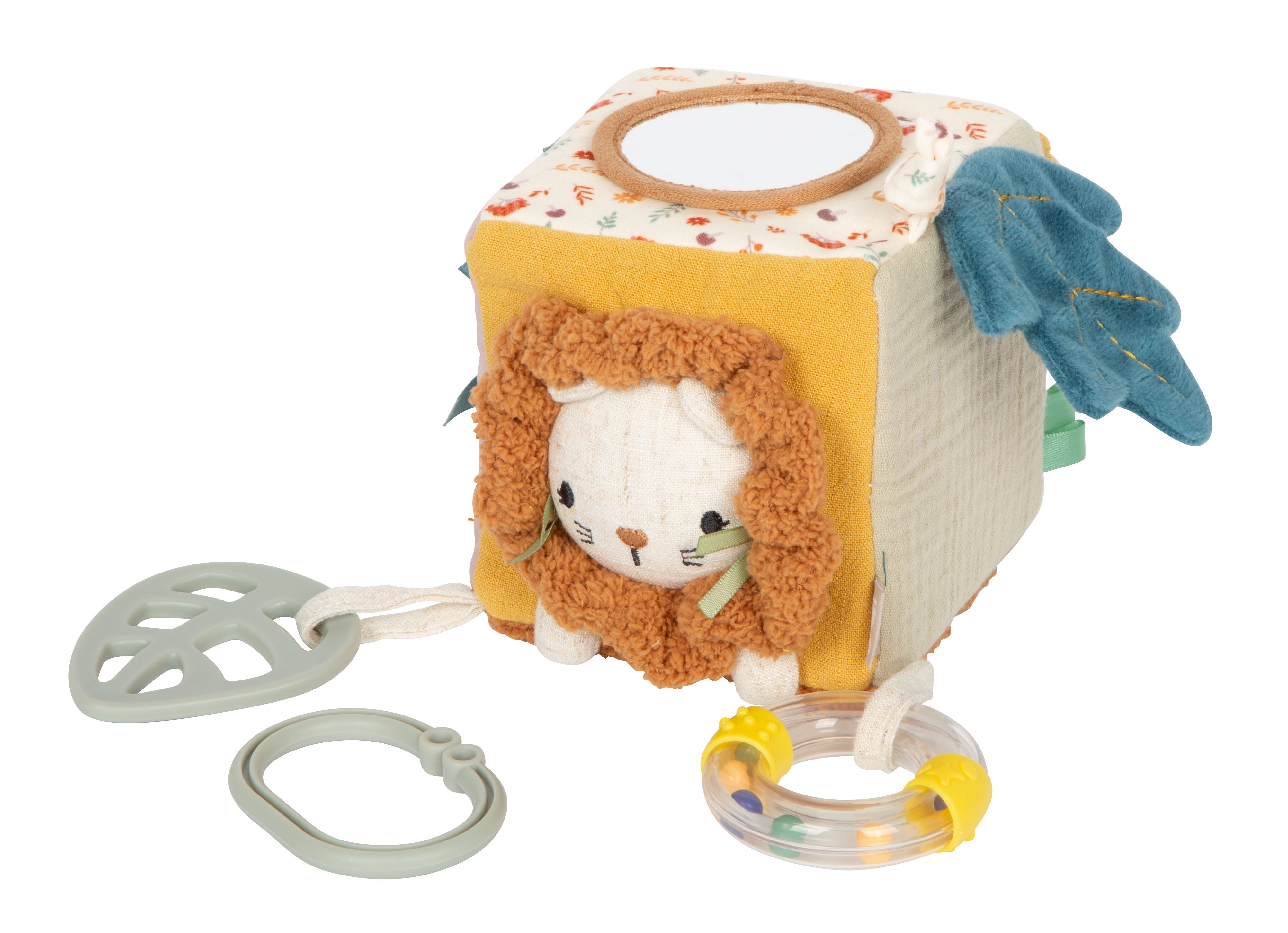 small foot Babyspielzeug Spielwürfel aus Stoff „Little Lion“