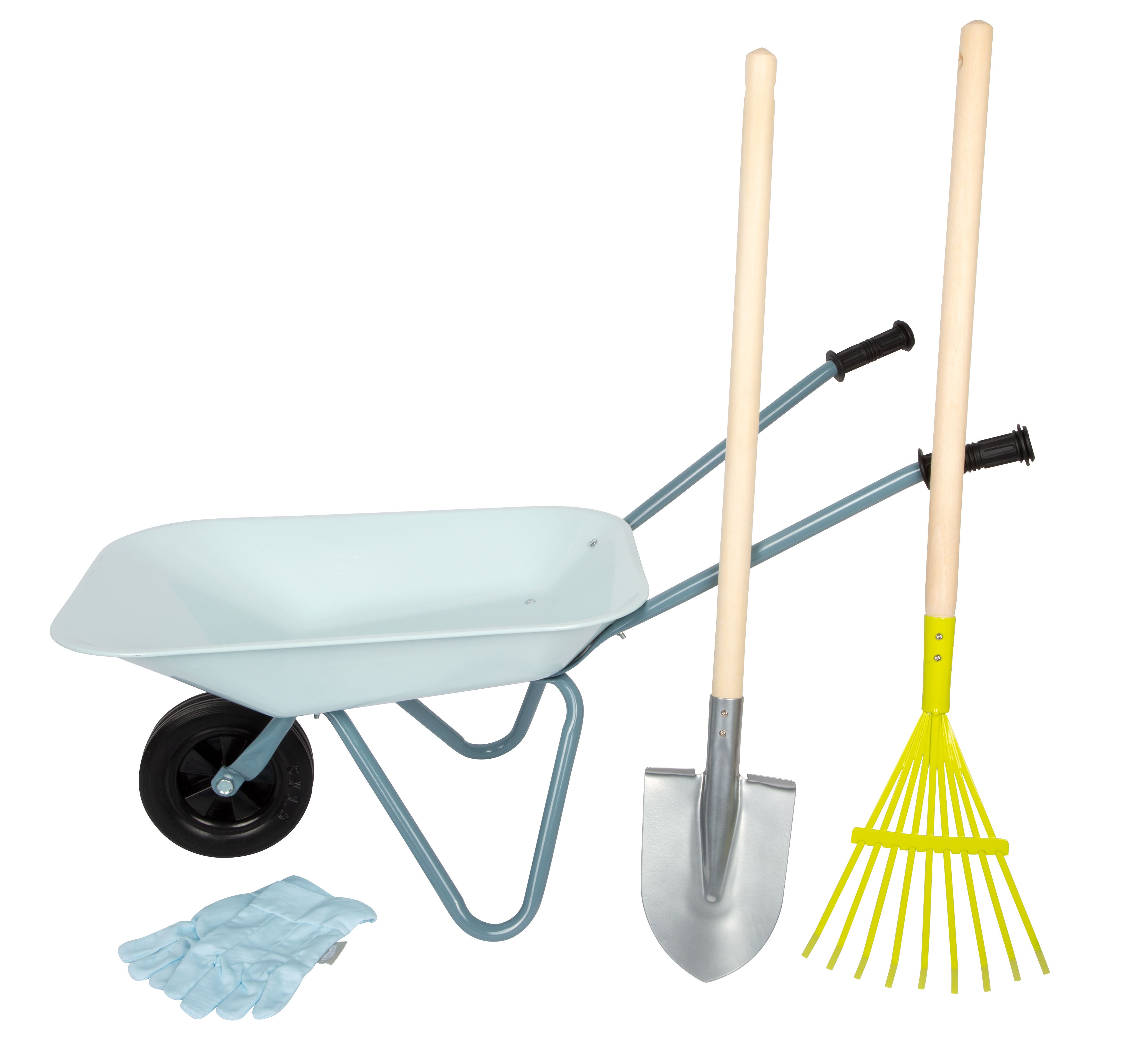 small foot Gartenwerkzeug-Set mit Schubkarre