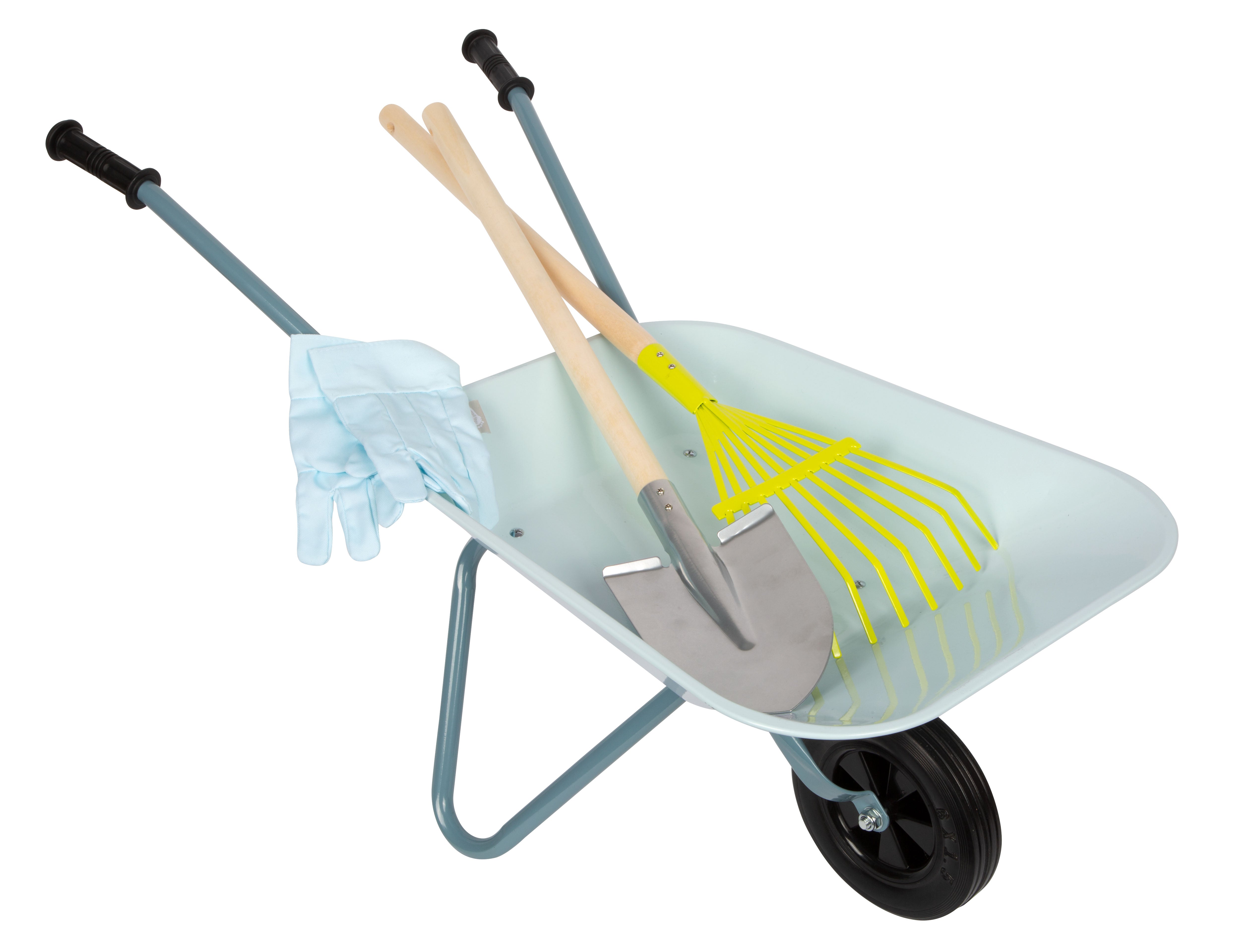 small foot Gartenwerkzeug-Set mit Schubkarre