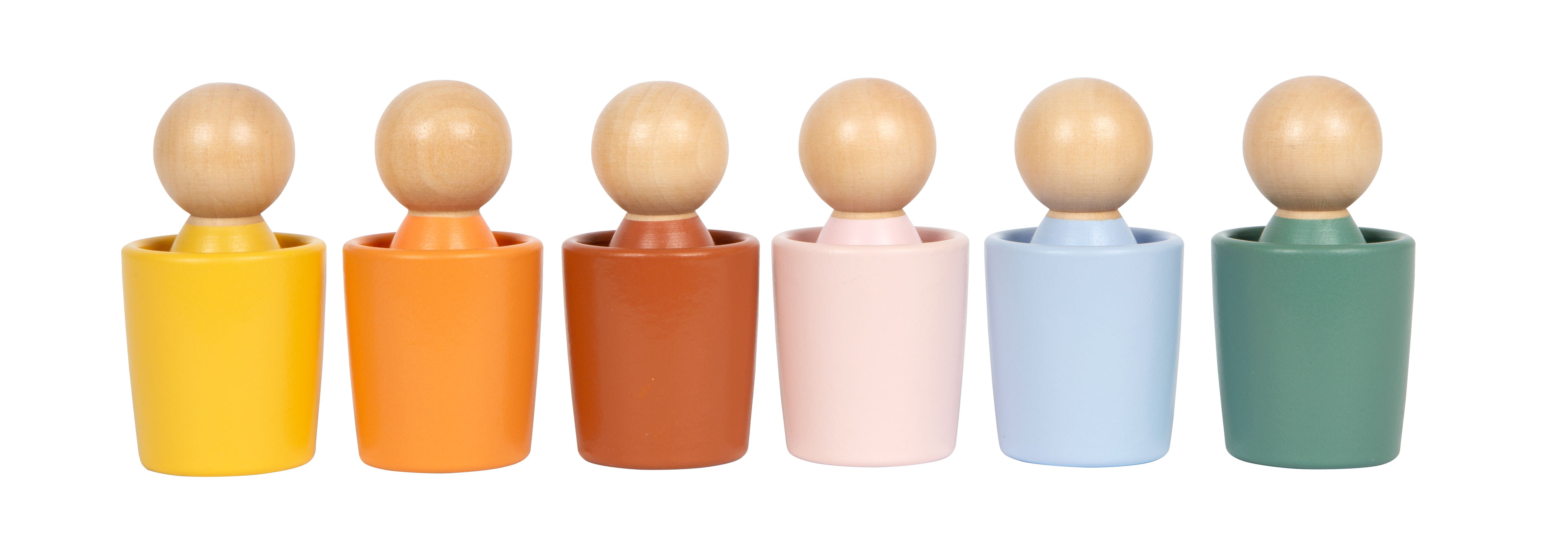 small foot Montessori Sortierbecher mit Figuren
