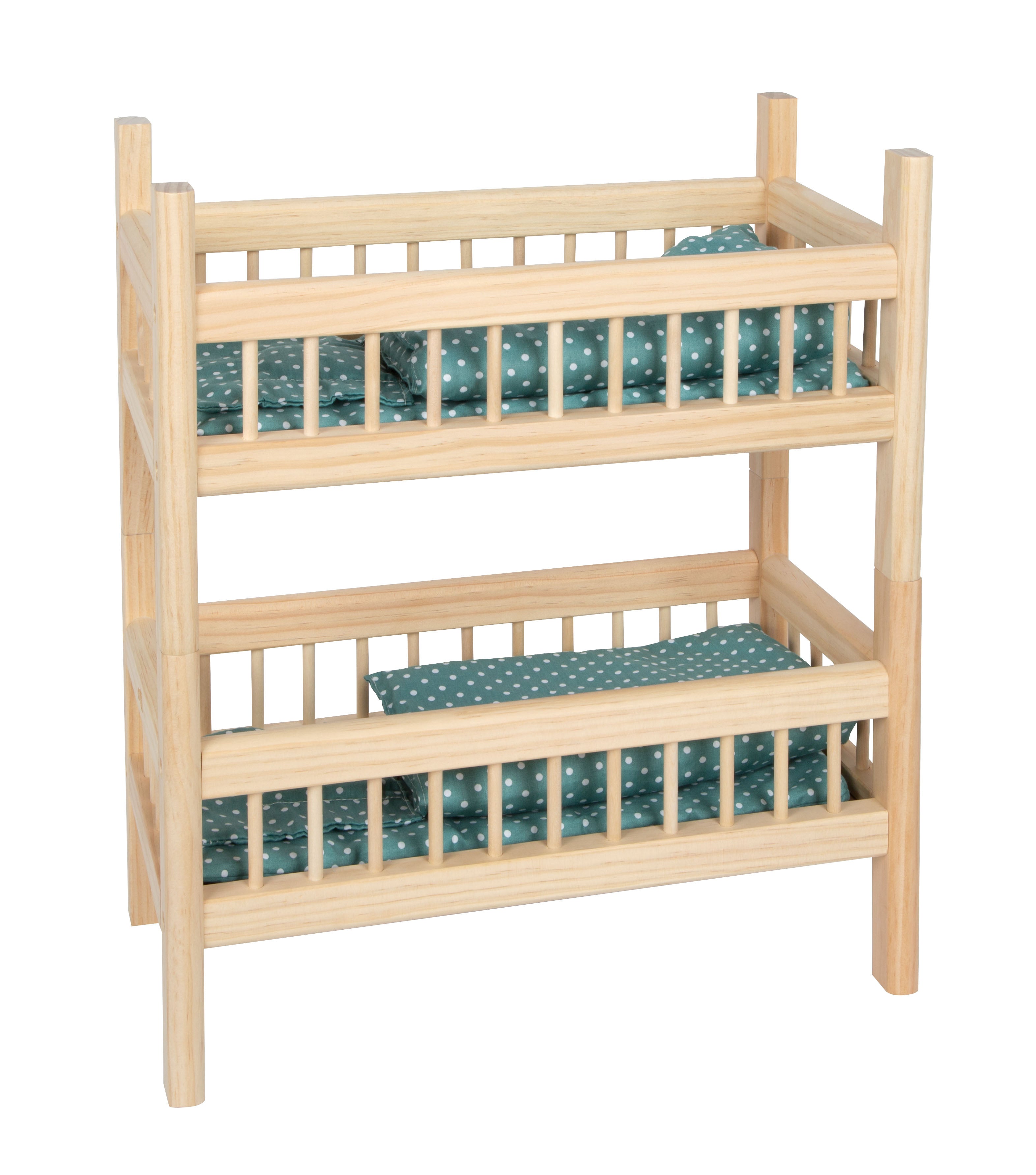 small foot Puppenhochbett natur