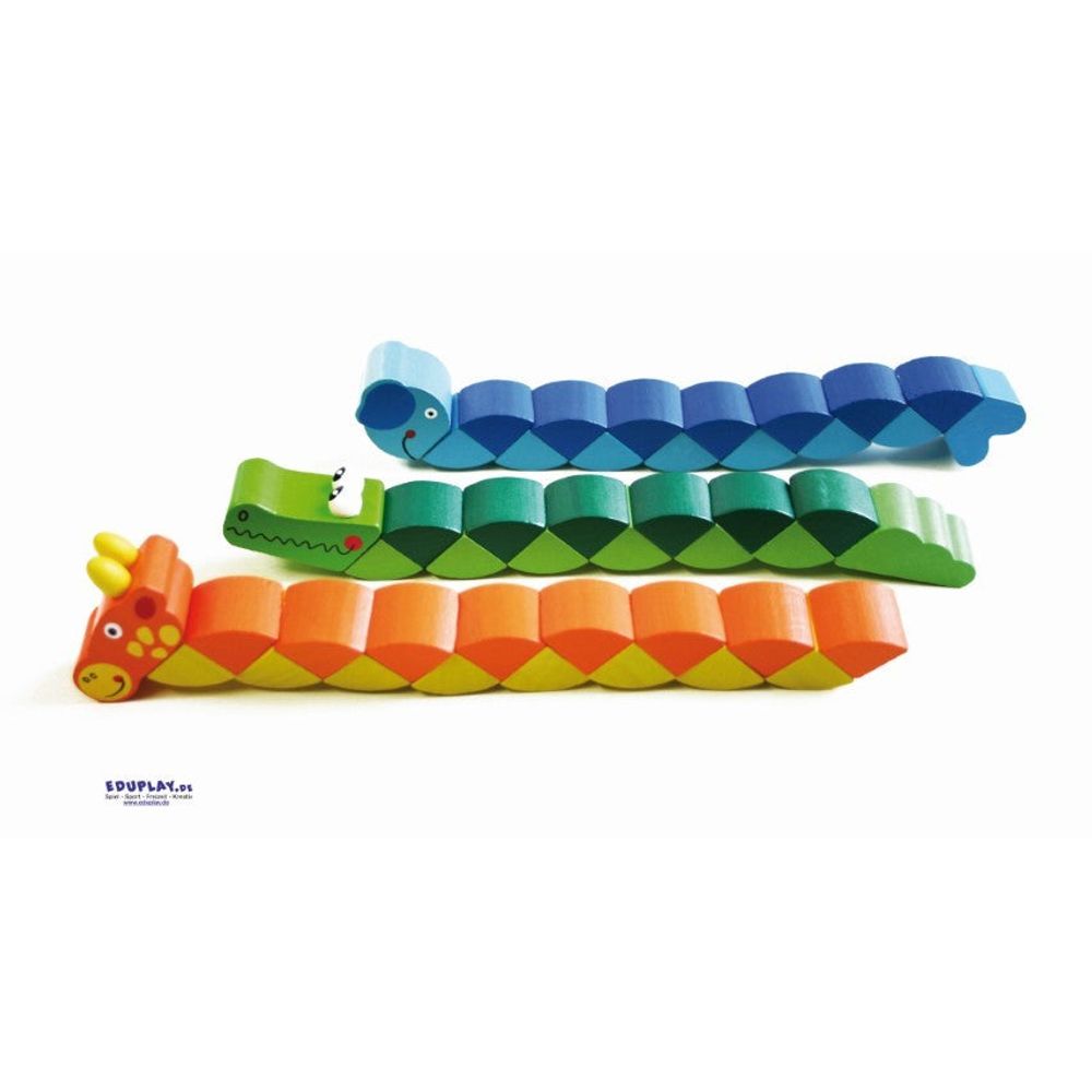 Eduplay Holzpuzzleschlange Tiermotiv