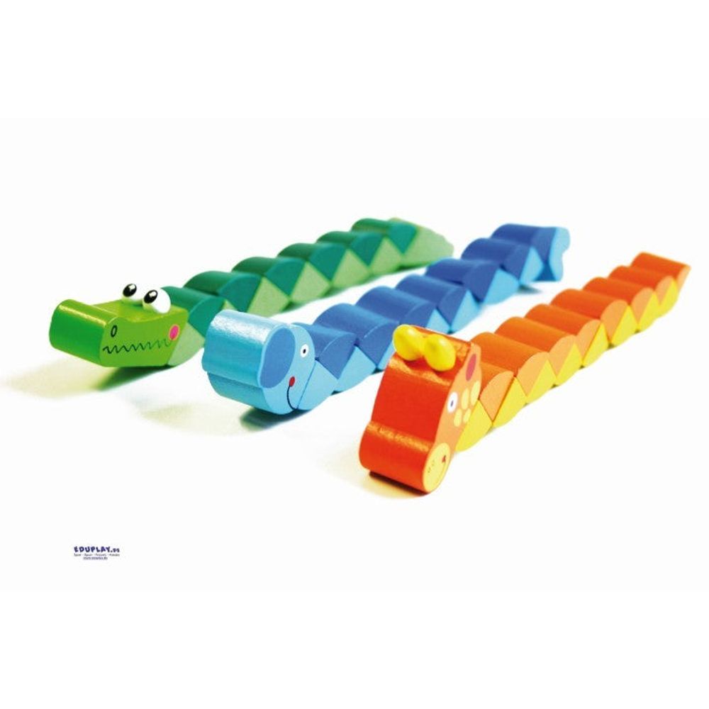 Eduplay Holzpuzzleschlange Tiermotiv