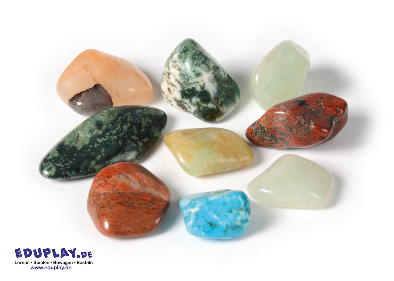 Eduplay Schmucksteine/Halbedelsteine gross im Organzabeutel