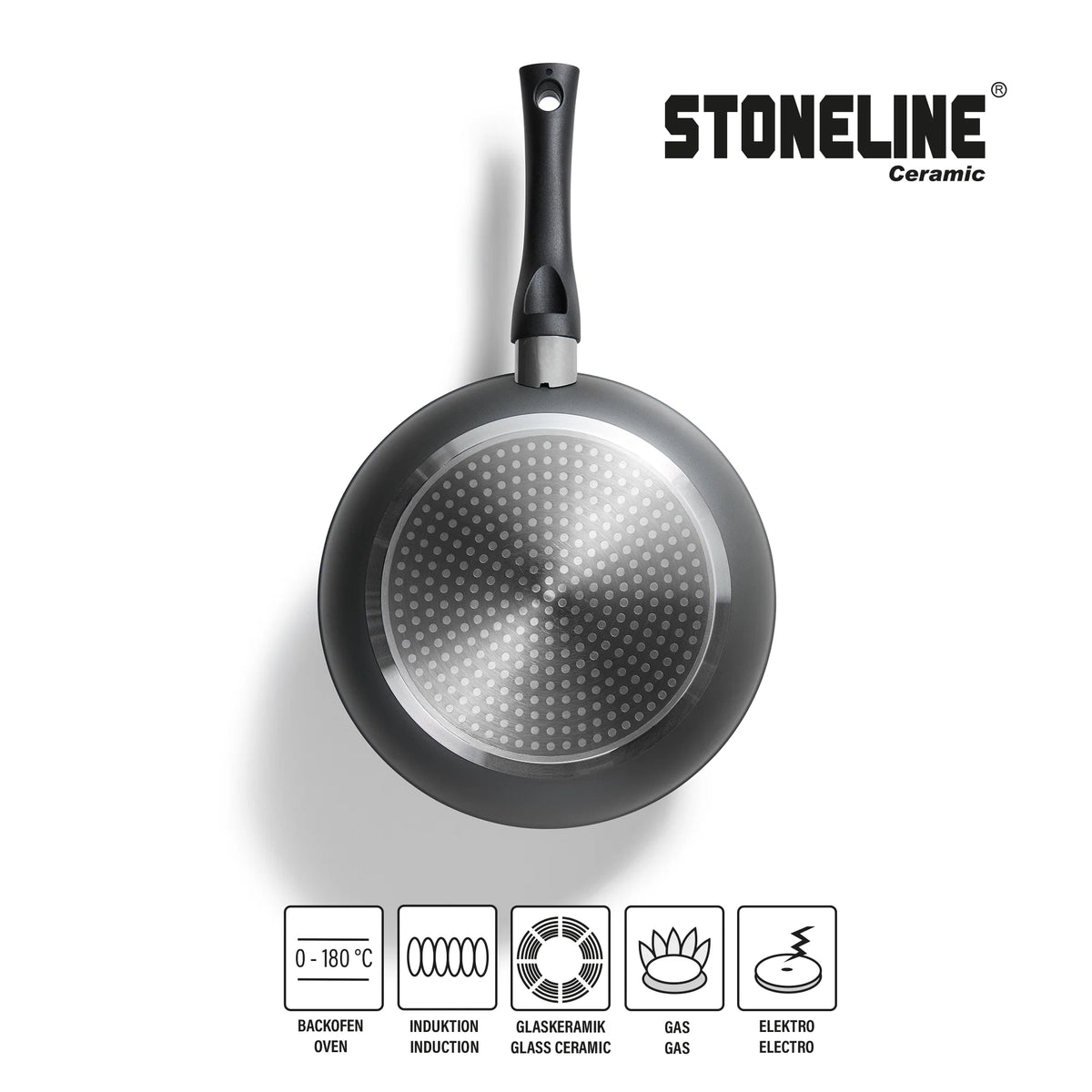 STONELINE® CERAMIC Kochgeschirr-Set, Keramik-Beschichtung, 14-tlg.