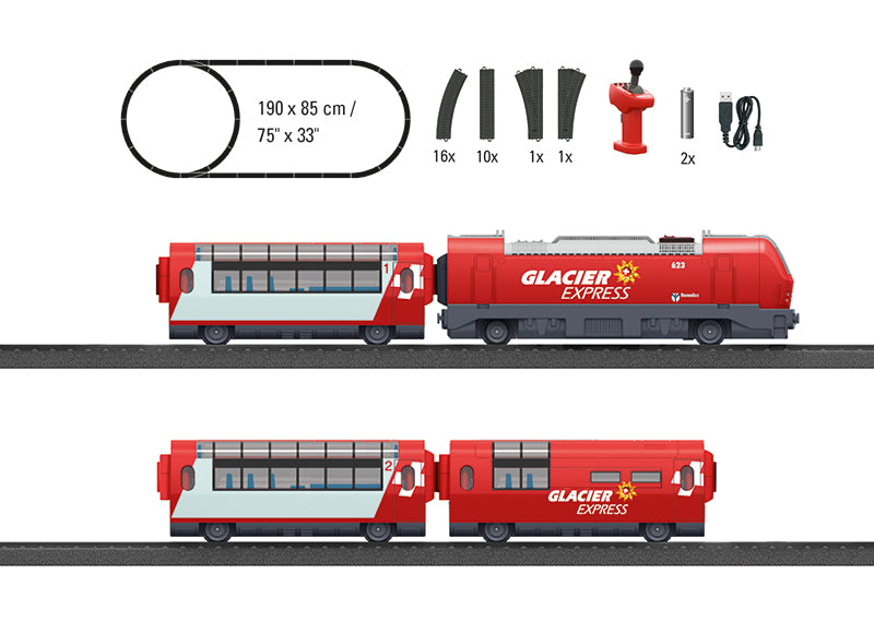 Märklin World 29348 H0 Startpackung Glacier Express