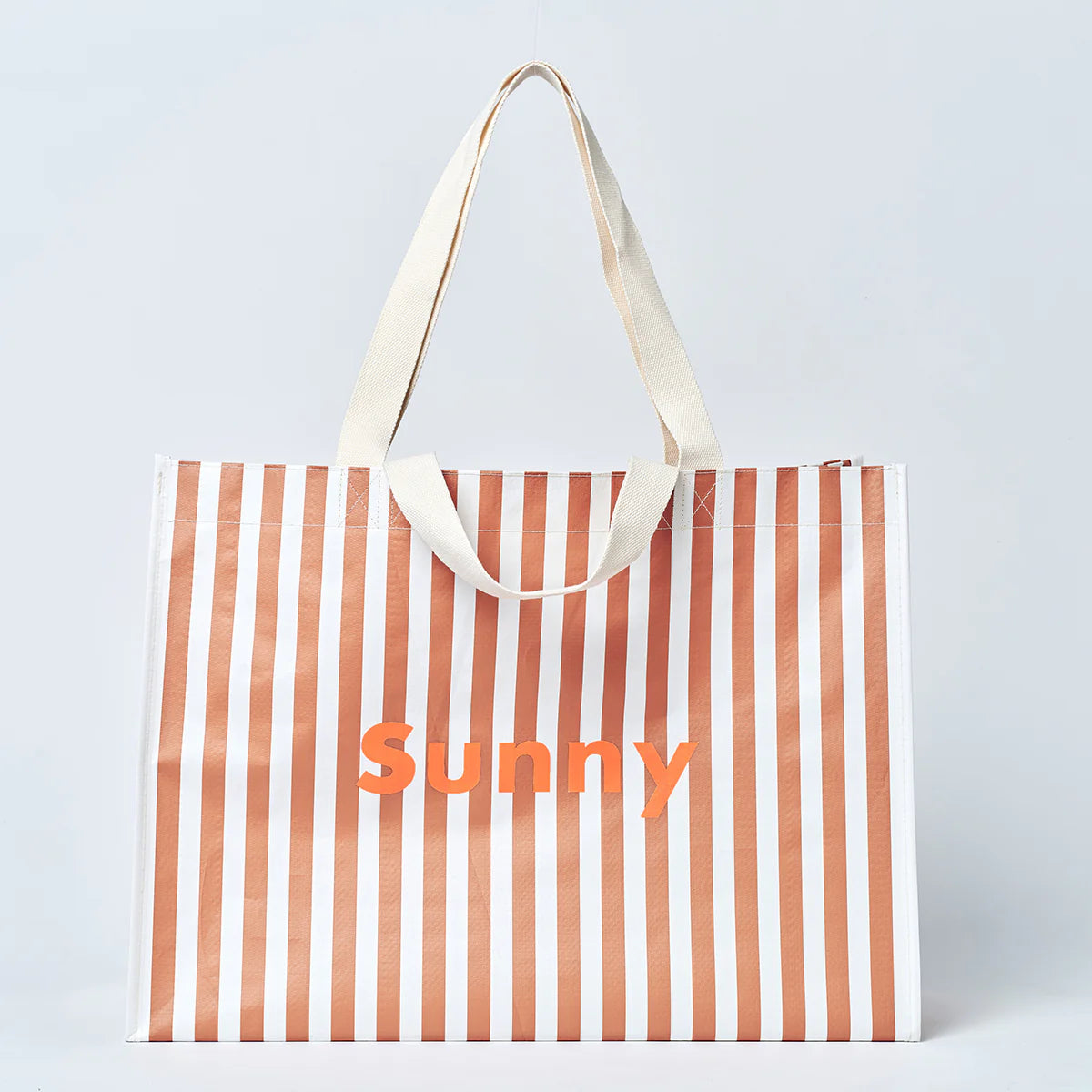 Sunnylife Carryall Beach Bag Tierra Clay Stripe