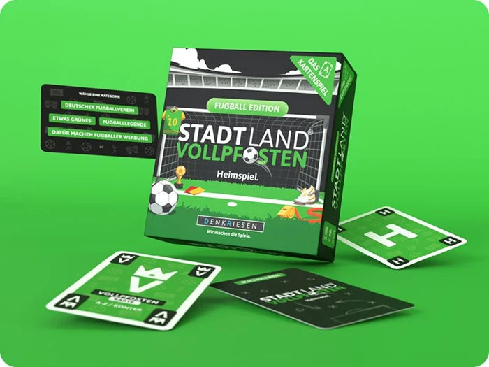 Denkriesen Stadt Land Vollpfosten - Kartenspiel Fussball Edition
