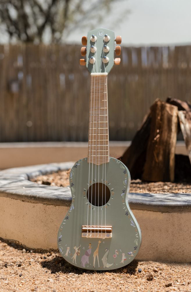 Little Dutch Holzgitarre - Grün FSC - Safari Friends