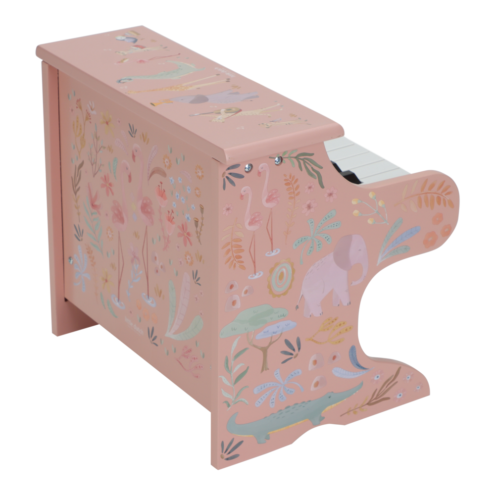 Little Dutch Holz-Klavier - Rosa FSC - Safari Friends
