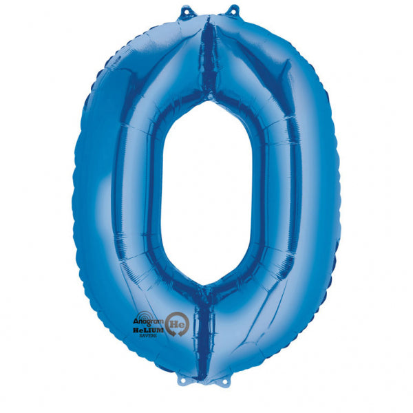 Amscan Folienballon Zahl assortiert