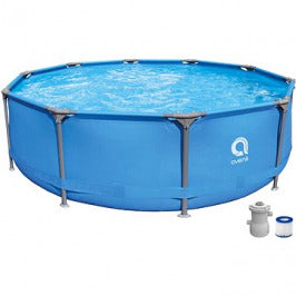 Jilong Rahmen Pool - Set / Rund (blau, #305cm × 76cm)