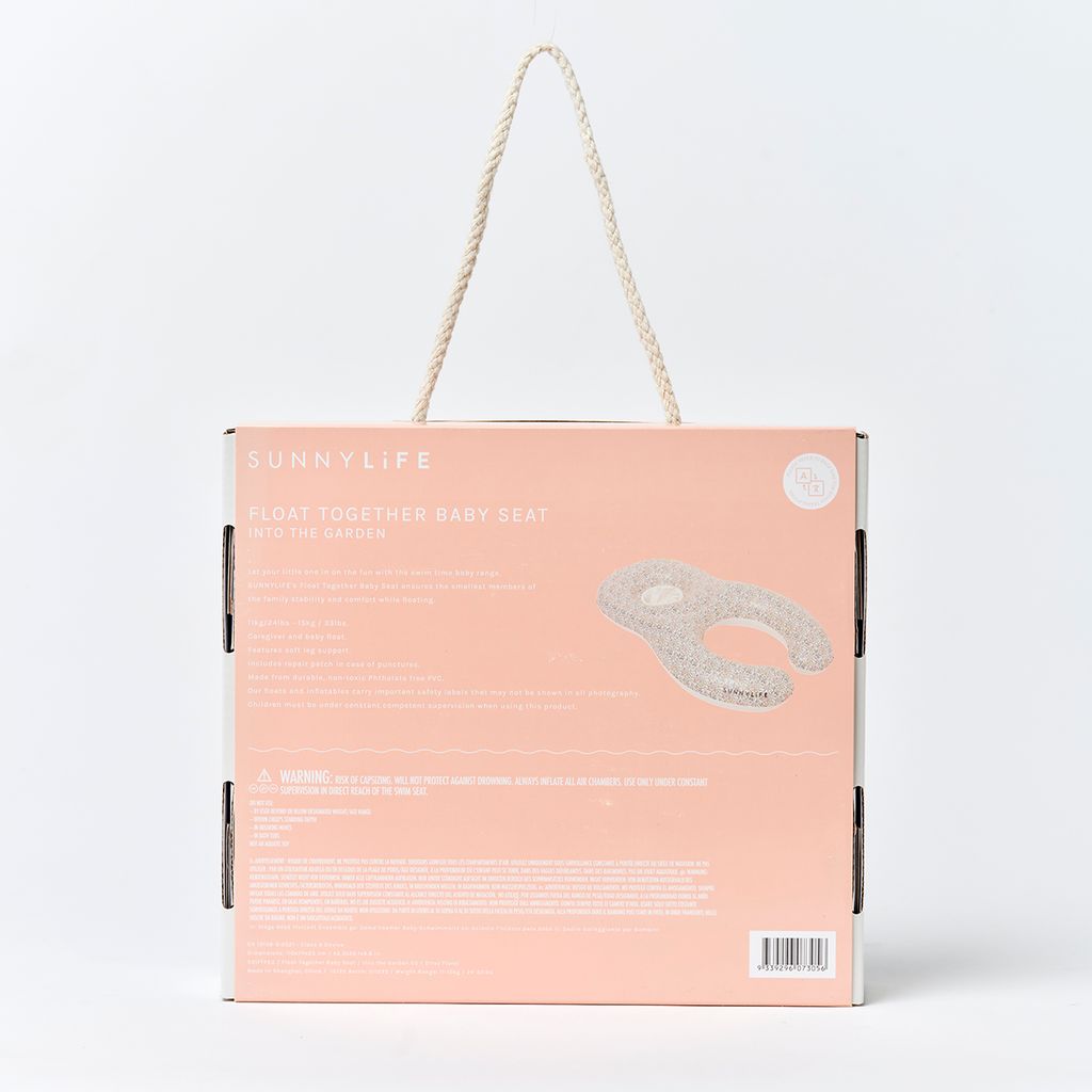 Sunnylife Schwimmender Babysitz EU Into the Garden Ditsy Floral