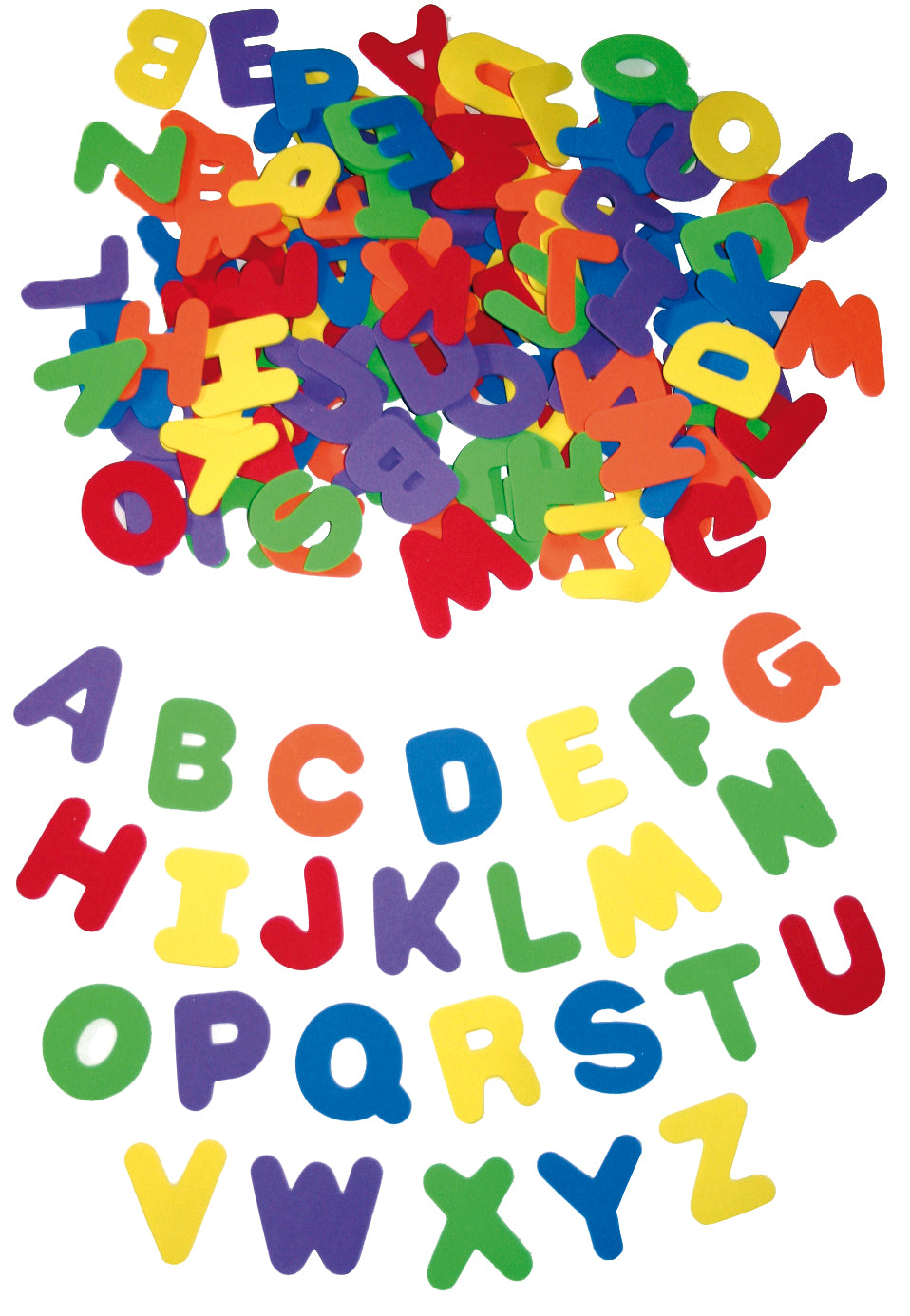 Moosgummi Buchstaben gross