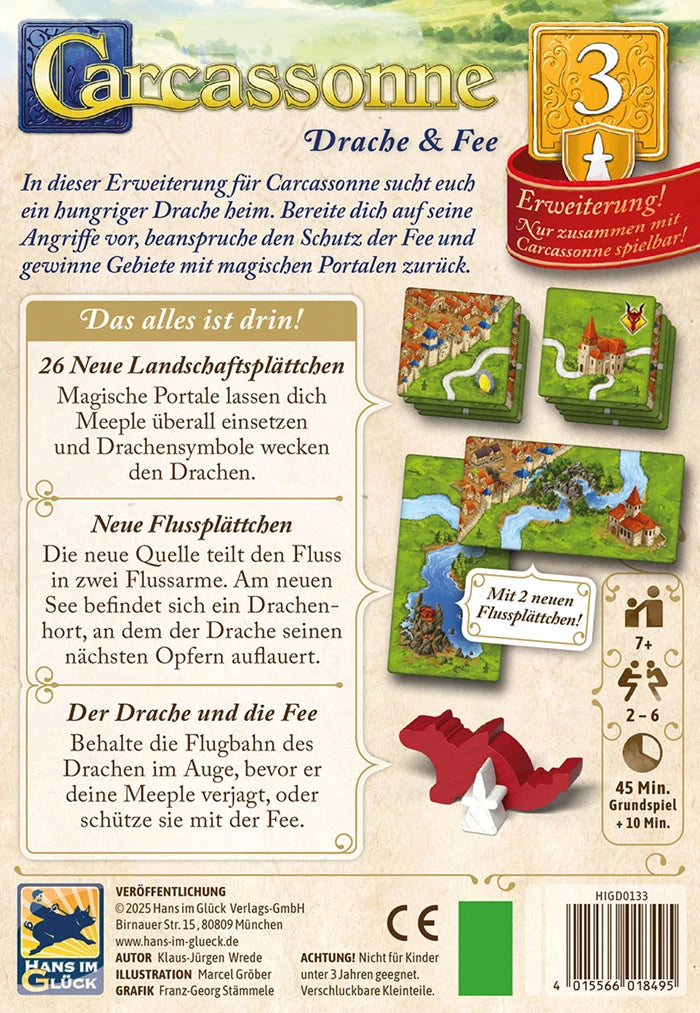 Carcassonne - Drache & Fee (d)
