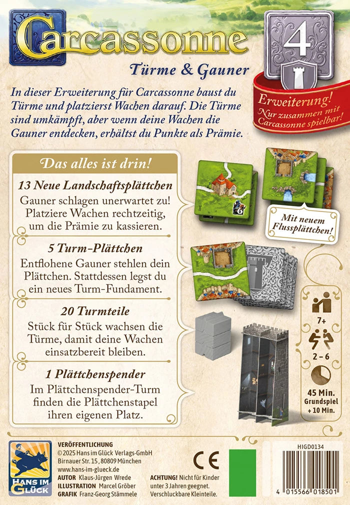 Carcassonne - Türme & Gauner (d)