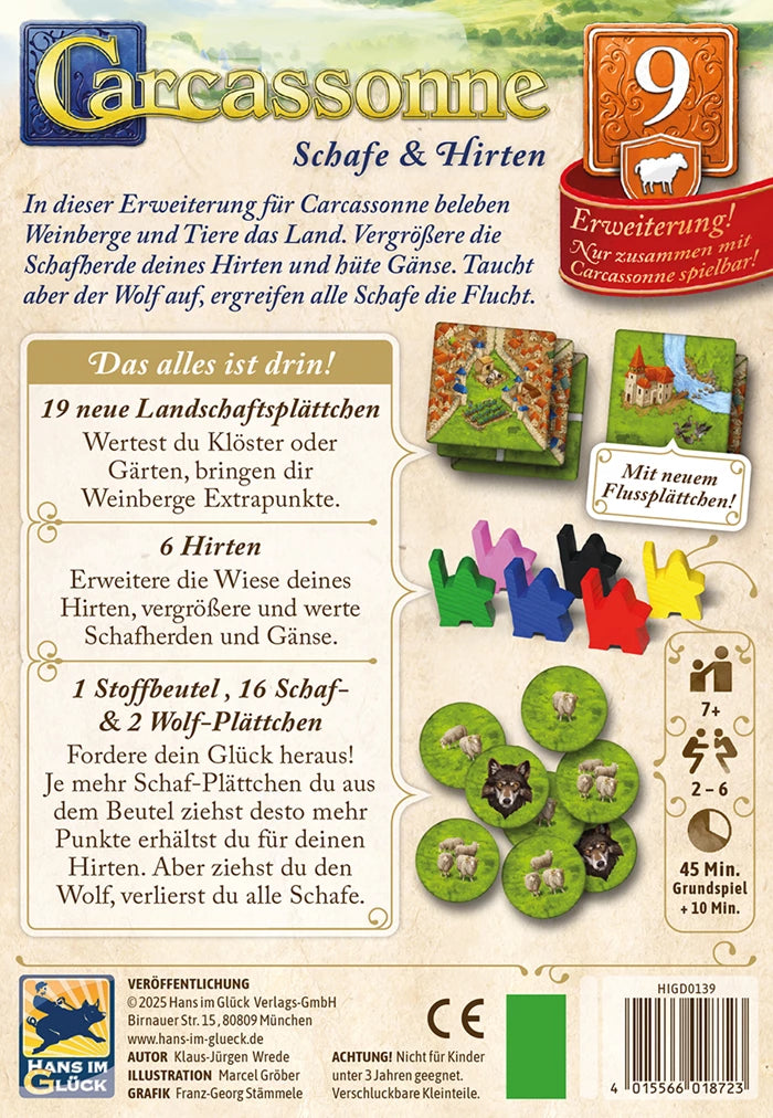 Carcassonne - Schafe & Hirten (d)