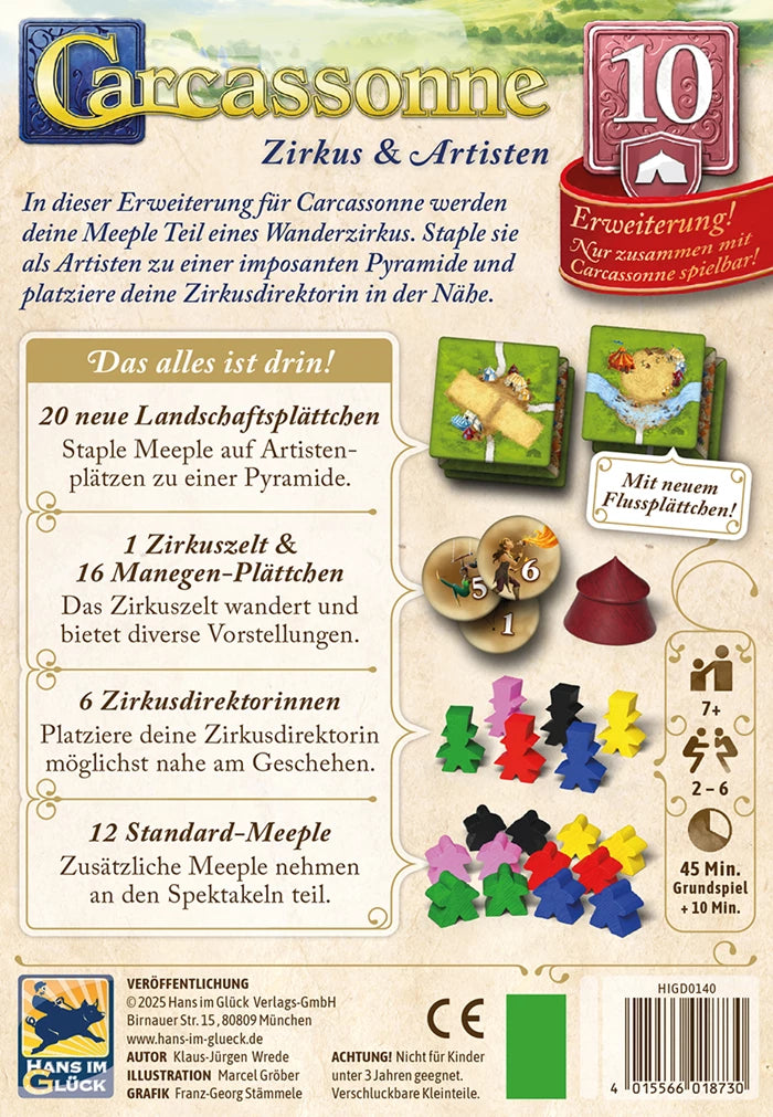 Carcassonne - Zirkus & Artisten (d)