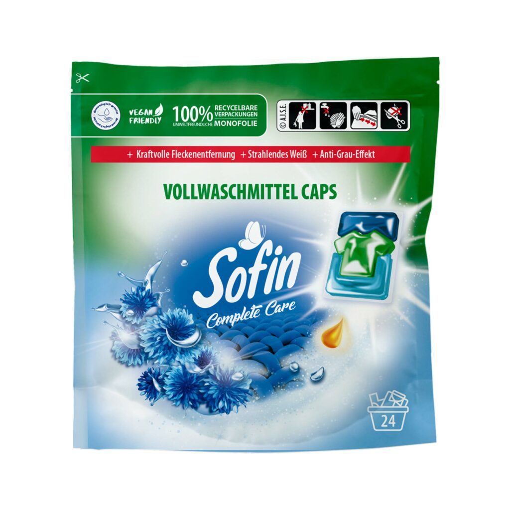 CREaCLEAN Sofin Vollwaschmittel Caps , 24 Stück