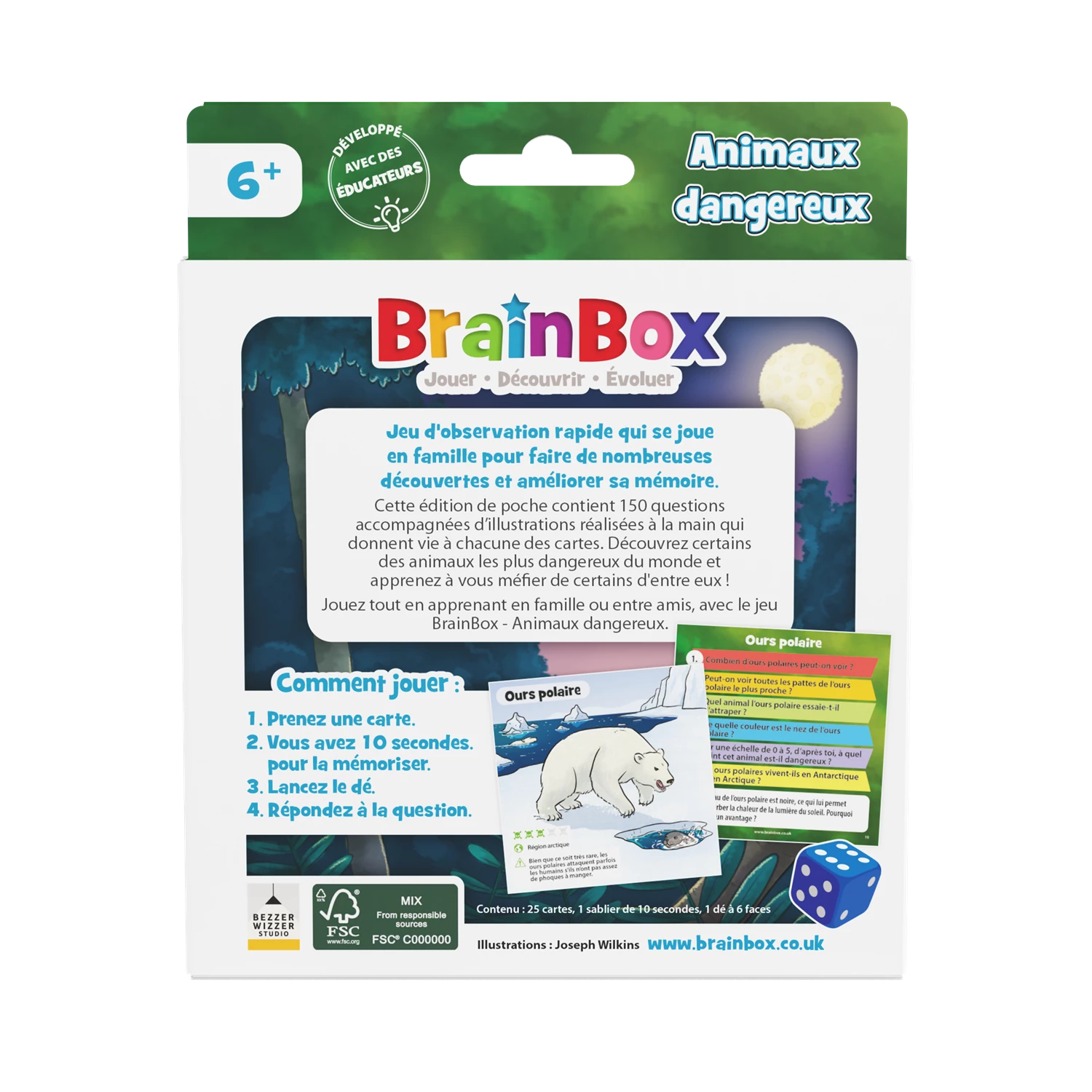 BrainBox Pocket - Animaux Dangereux (f)