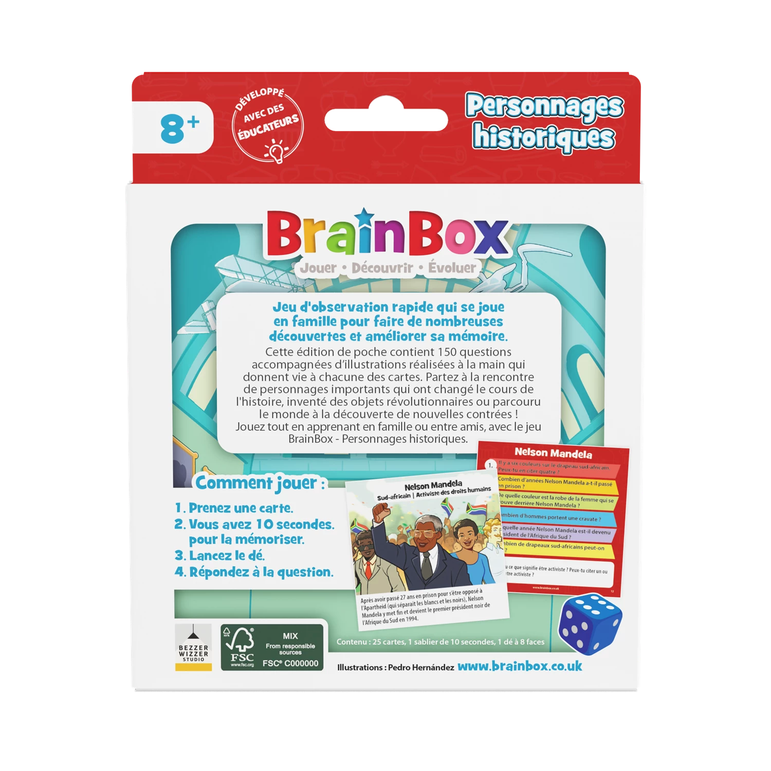BrainBox Pocket - Personnages Historiques (f)