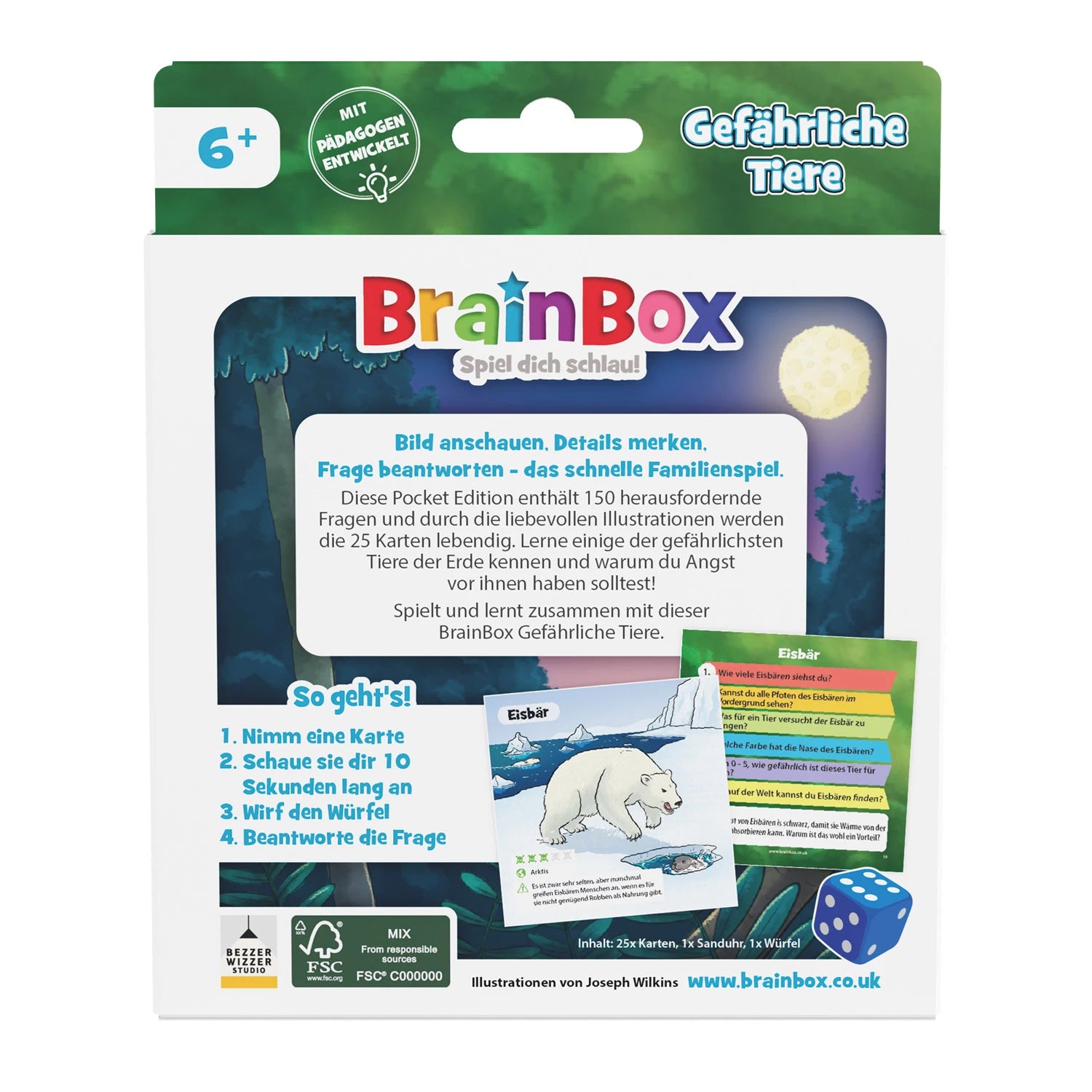 BrainBox Pocket - Gefährliche Tiere (d)