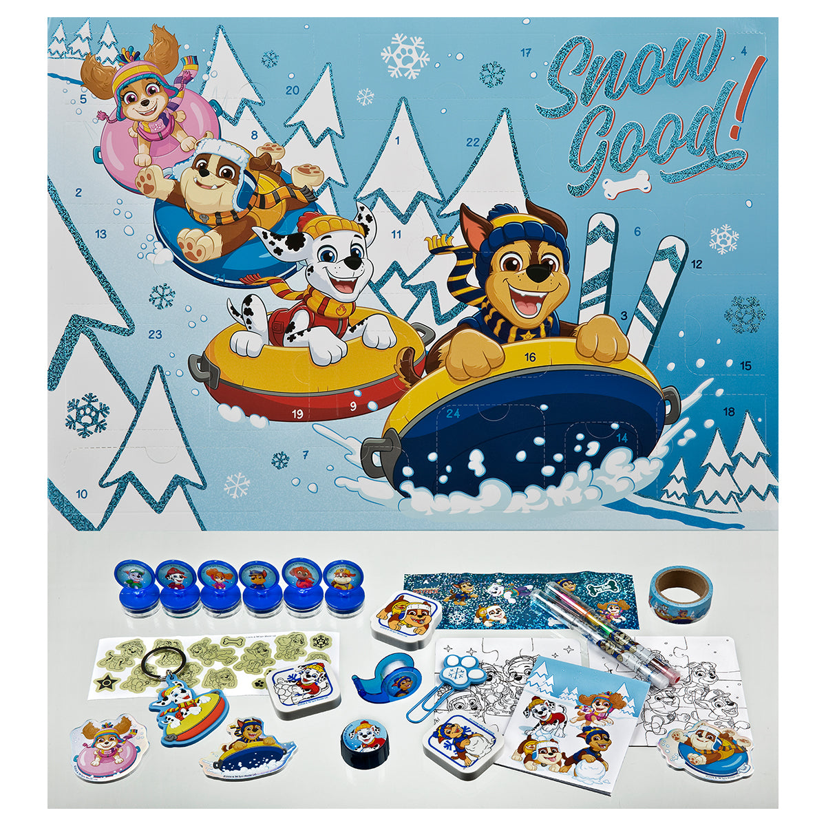 Paw Patrol Adventskalender 24 schöne Überraschungen zum Malen