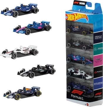 Hot Wheels Formel 1 5-er Set 5 Fahrzeuge