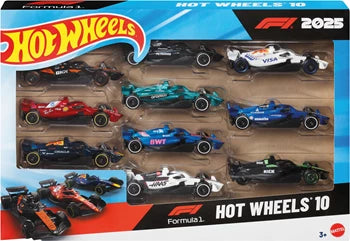 Hot Wheels Formel 1 10-er Set 10 Fahrzeuge