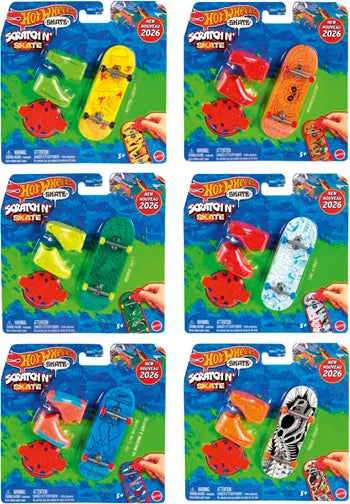 Hot Wheels Skate Scratch Board N' Skate