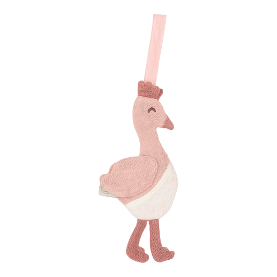Little Dutch Schnullertuch Flamingo - Rosa