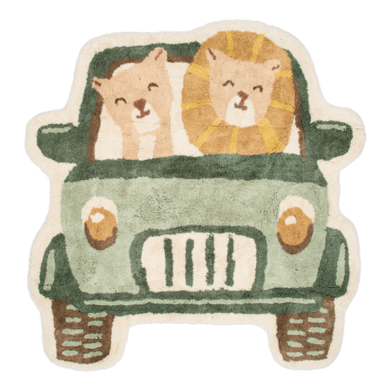 Little Dutch Teppich Safari Jeep