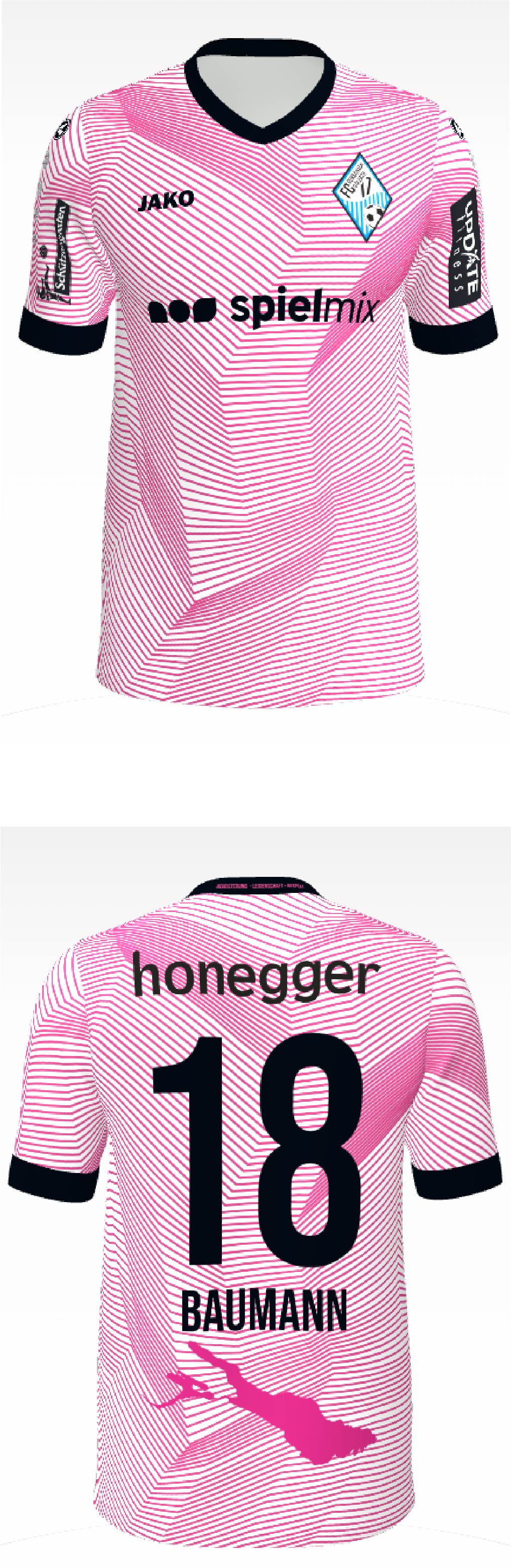 RG17 Fantrikot Feldspieler (Pink)